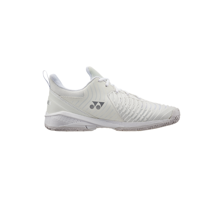 Yonex Power Cushion Sonicage 3 White & Silver Women's Tennis Shoes