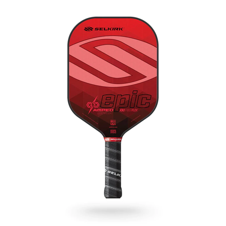 Selkirk Amped Epic Selkirk Red Pickleball Paddle