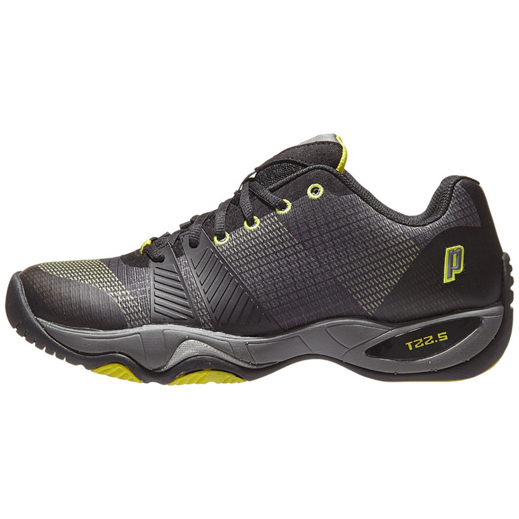 Prince T22.5 Black & Yellow Men's Tennis Shoes