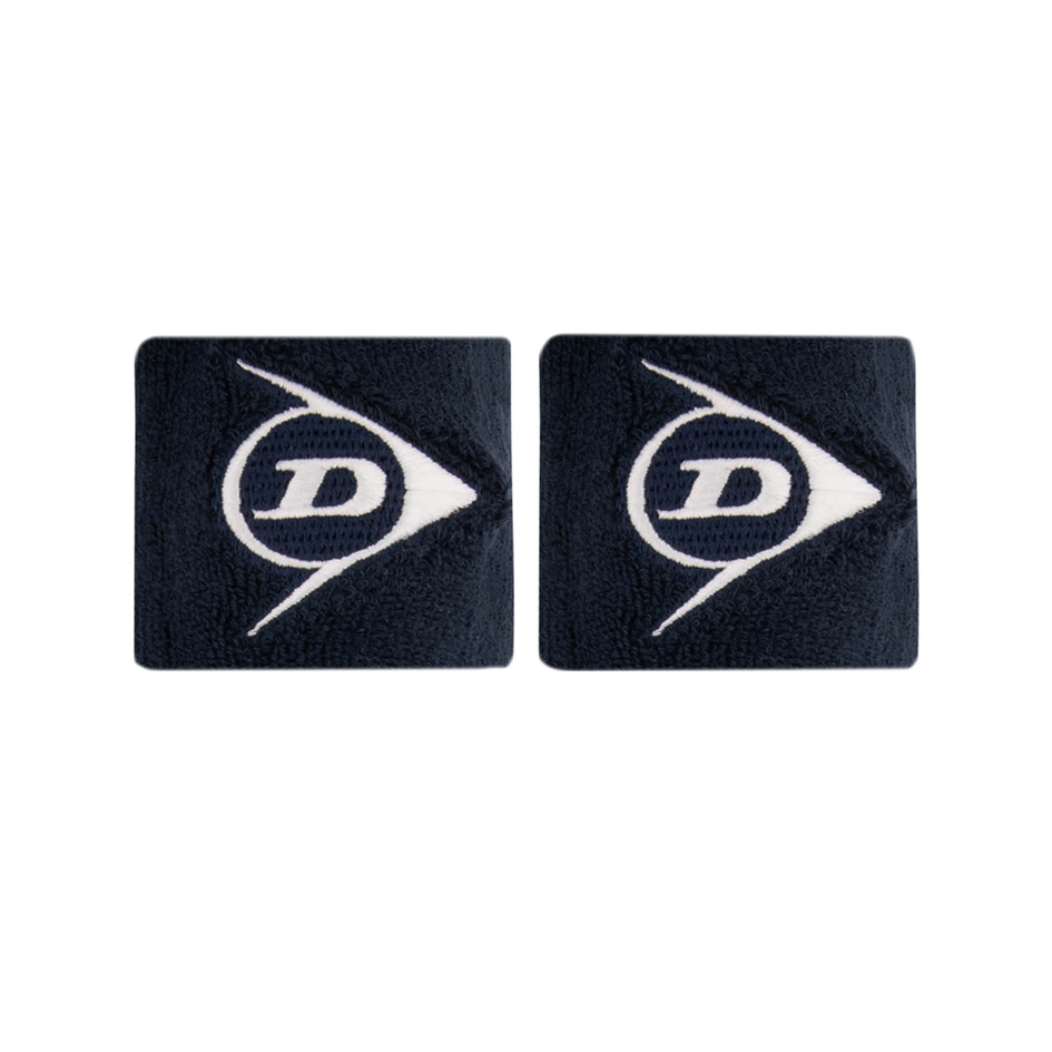 Dunlop Short Wristbands Navy 2-Pack