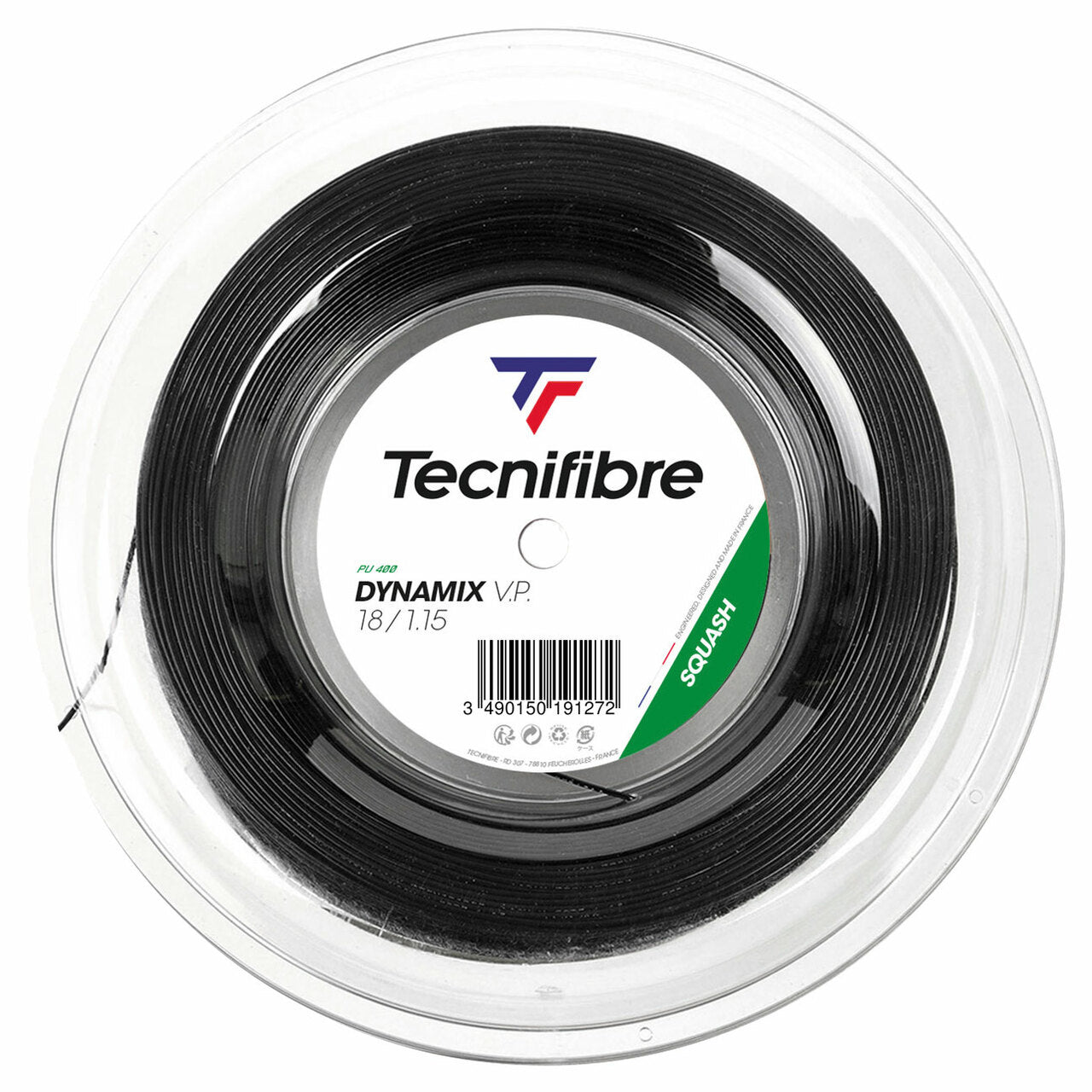 Tecnifibre DYNAMIX VP 1.15 Black Squash String Reel