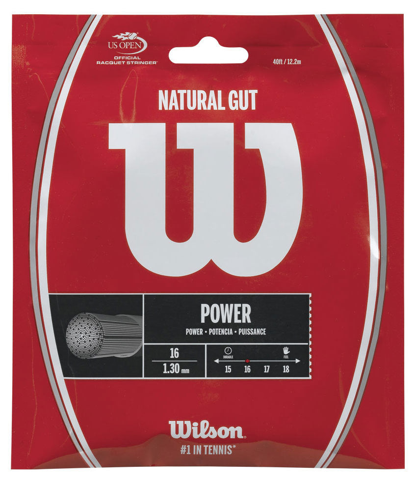 Wilson Natural Gut 16g Tennis String Set