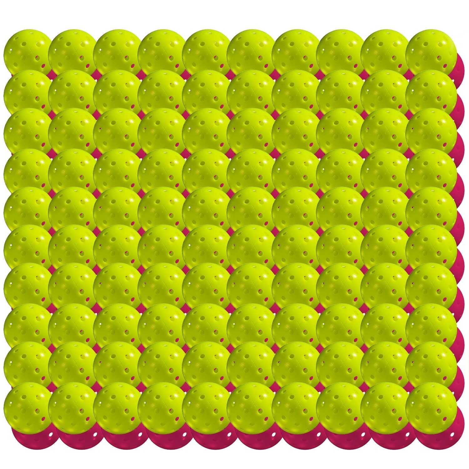 Franklin X-40 Outdoor Pickleball Balls Optic Yellow 100 Pack