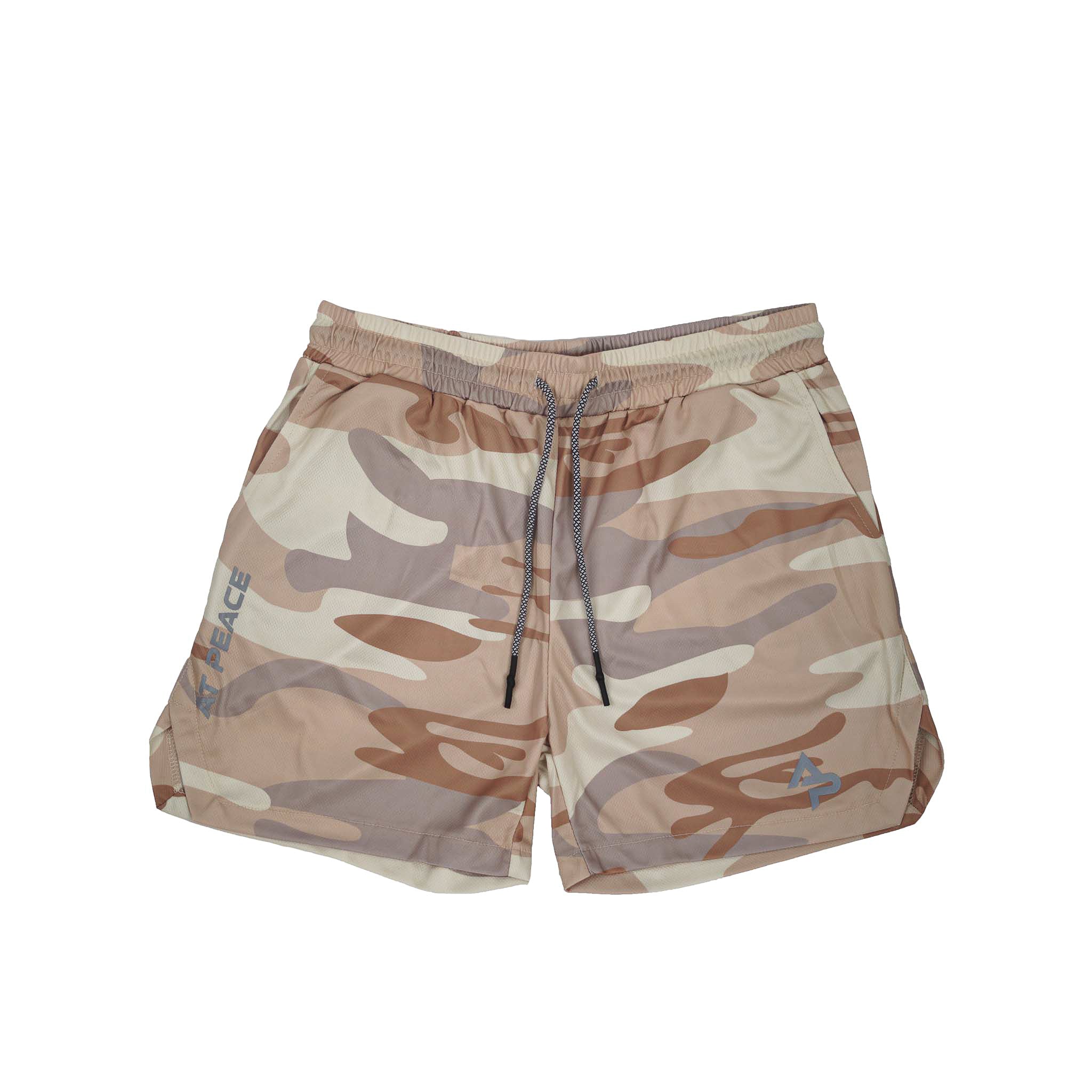 At Peace Athletics | Desert Camo Shorts