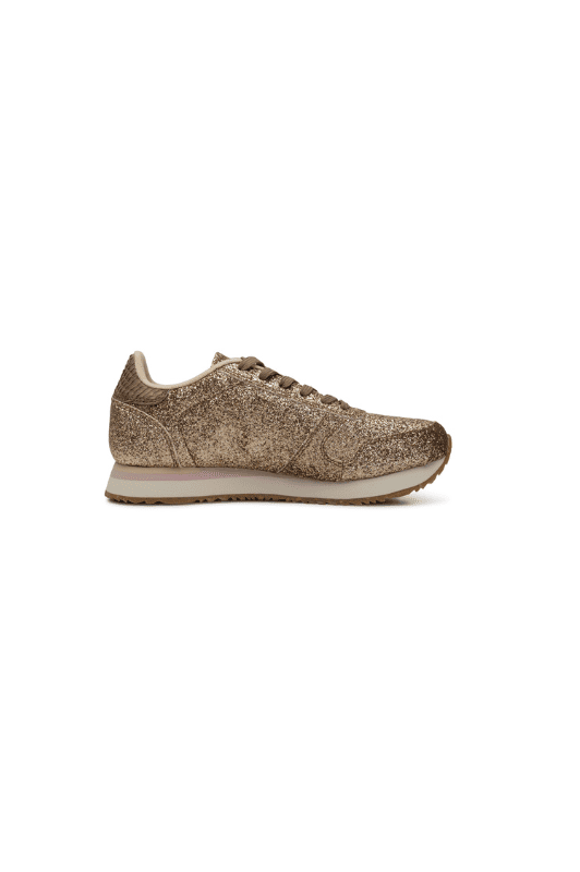 Situation stof værksted Woden Ydun Icon | sneakers i med multi guld-look glitter