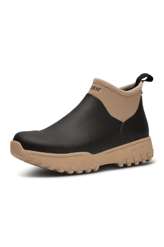 råb op Begå underslæb Nægte Woden Irene Waterproof | Cool gummistøvler i sort med sand kontrast |  Dresslab.dk