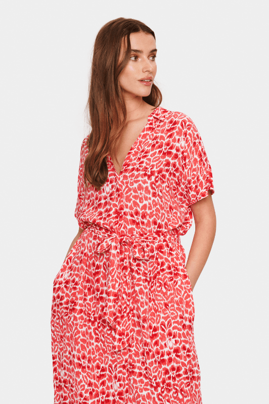 Saint Blanca dress | Kjole Rød smuk sommerkjole Dresslab.dk