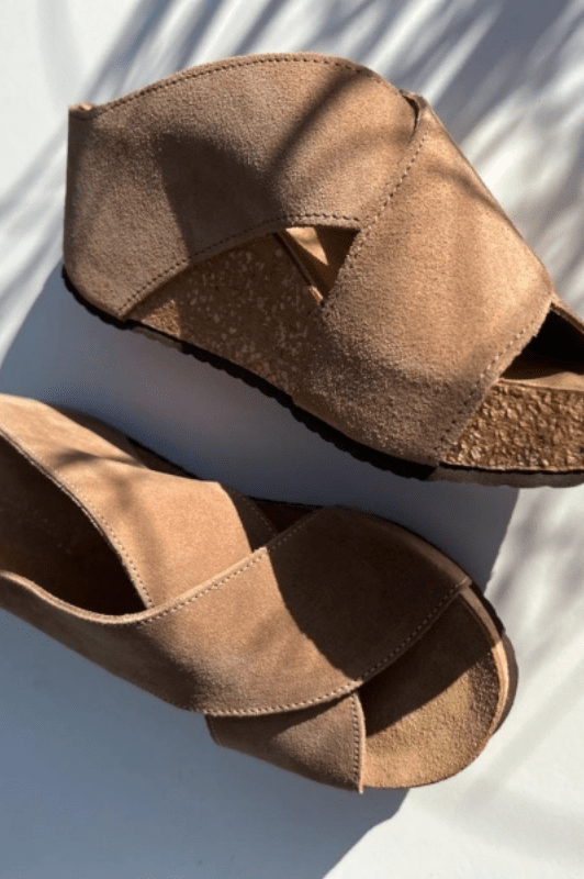 journalist farvel igen Copenhagen Shoes Frances sandal | Ruskindssandal i beige | Dresslab.dk