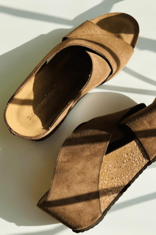 Mindst instans Tilskyndelse Copenhagen Shoes Frances sandal | Ruskindssandal i mørk sand