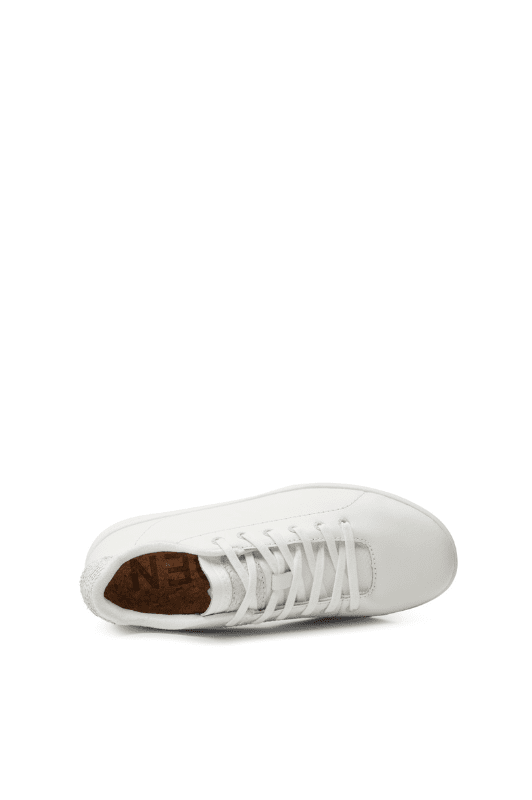 Woden Jane Leather | Hvid skind sneaker med Natural Soft™