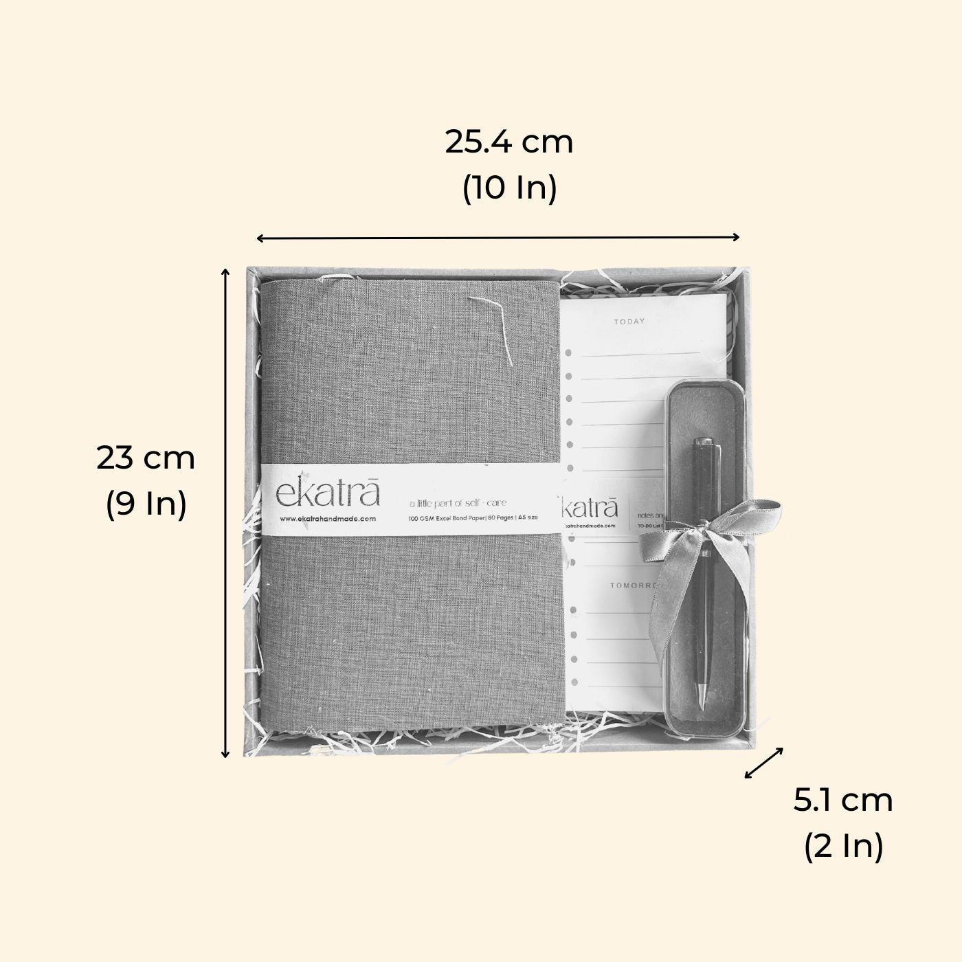 Sustainable Handmade Productivity Stationary Hamper-image-3