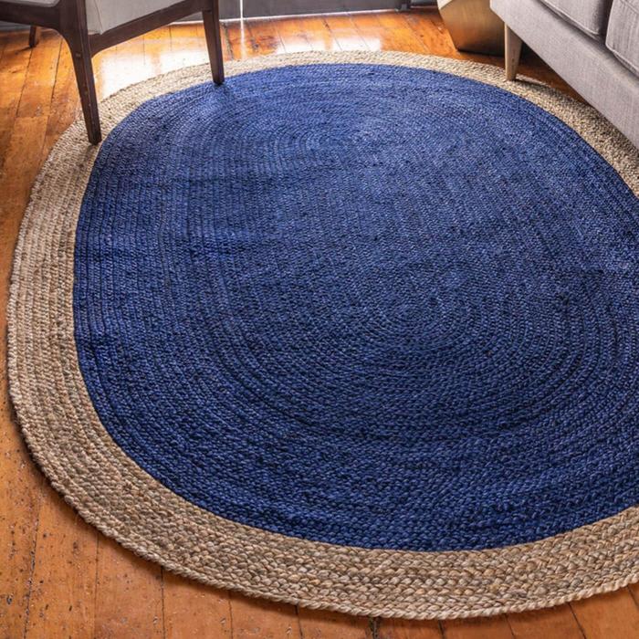 Jolie Oval Rug Blue 2' x 3' Oval