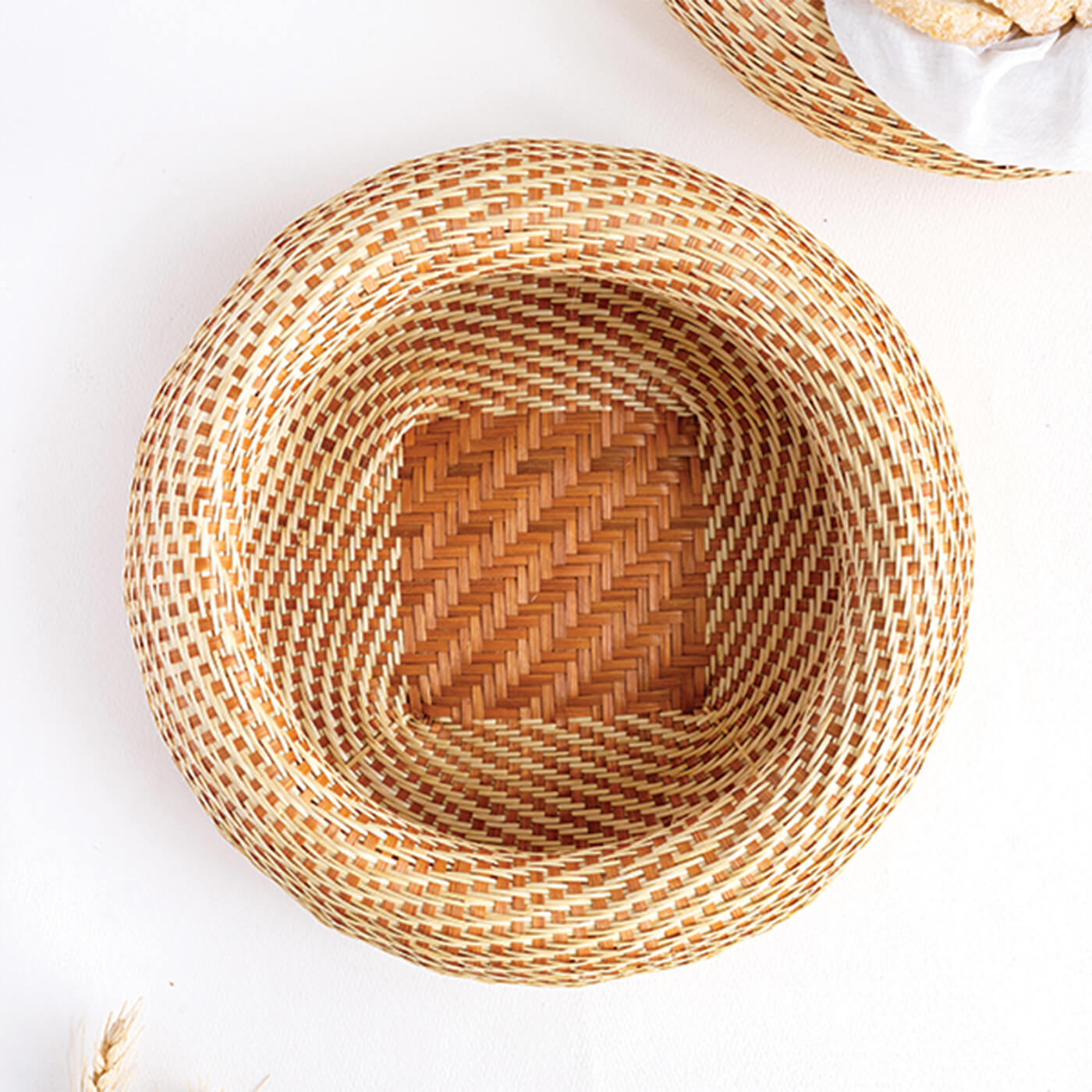 Round Bamboo Bread Basket – Zwende