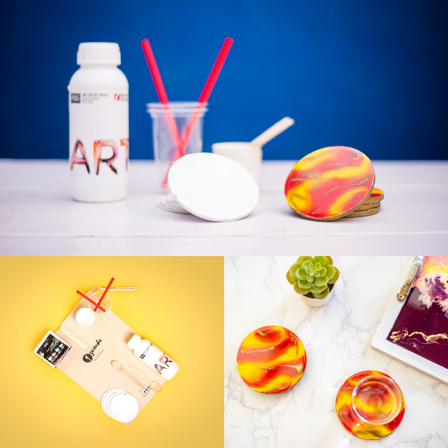 DIY Resin Art Coaster Kit – The Crafty Kit