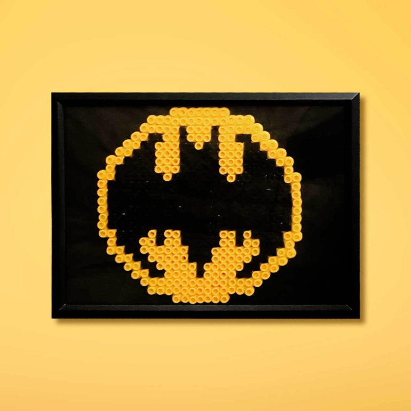 Batman Wall Frame with Perler Beads – Zwende