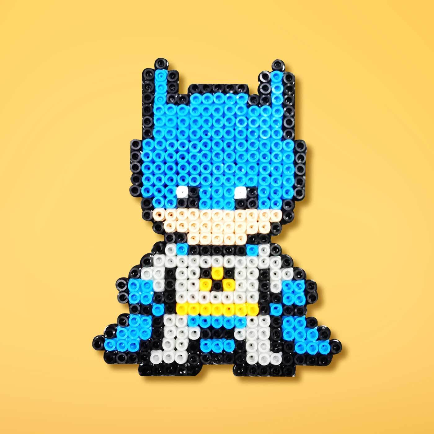 Batman Magnet with Perler Beads – Zwende