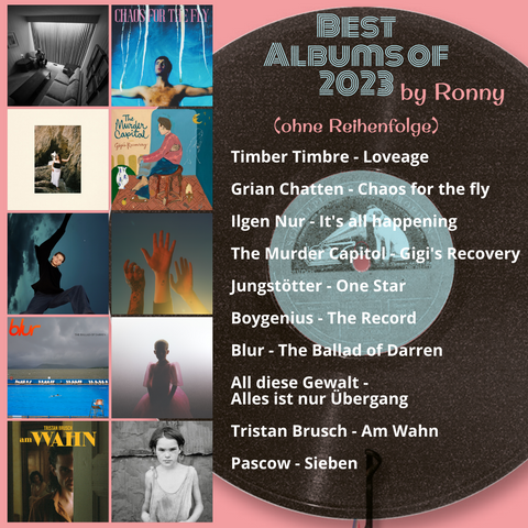 Best Albums of 2023 by Ronny