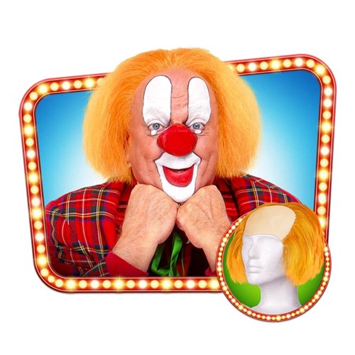 Datum Optimaal Stap Clown Bassie Pruik Oranje – Scattando Webshop
