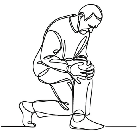 Man with Knee Pain