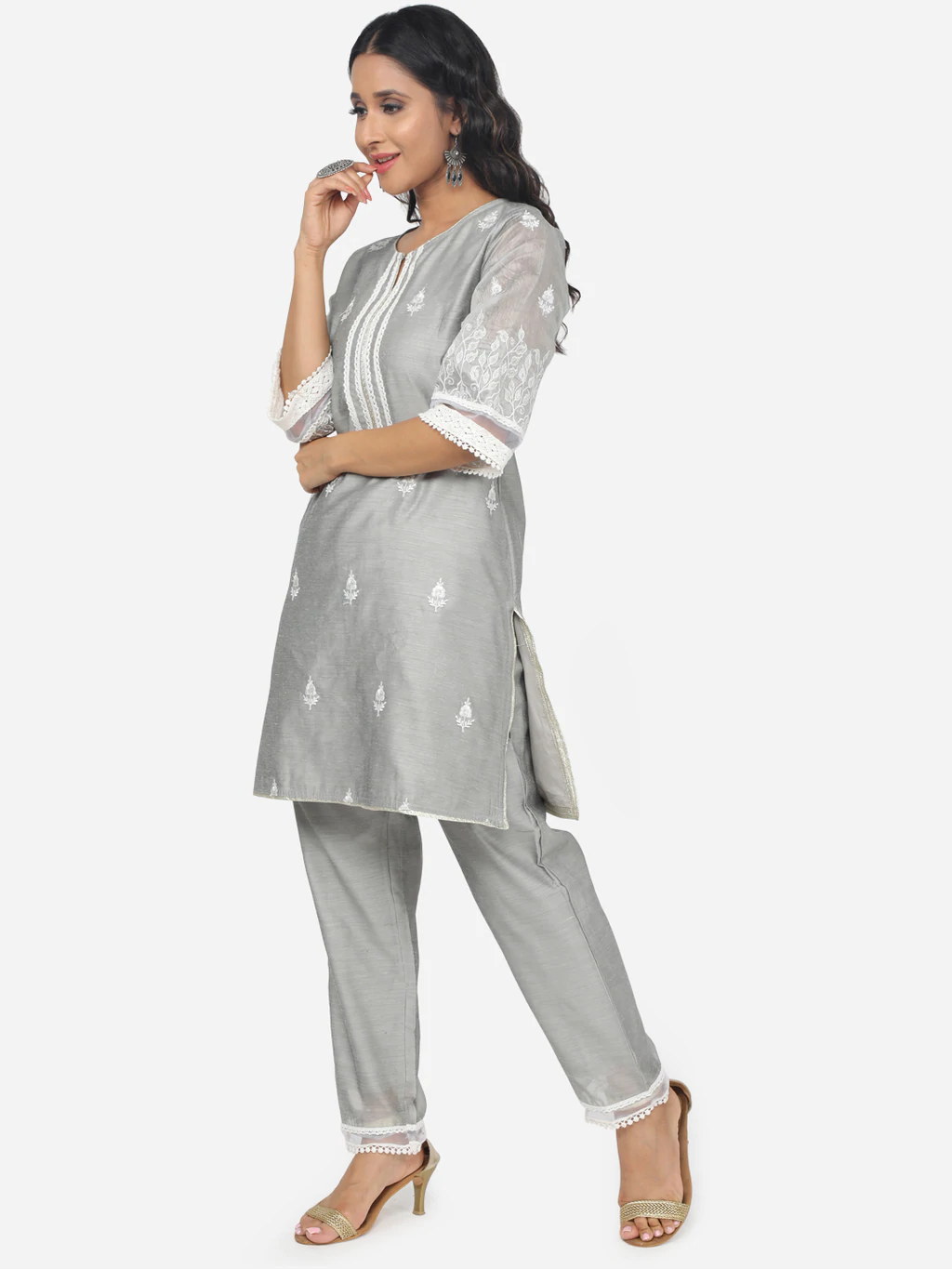 Try A-line Kurti with Palazzo pant