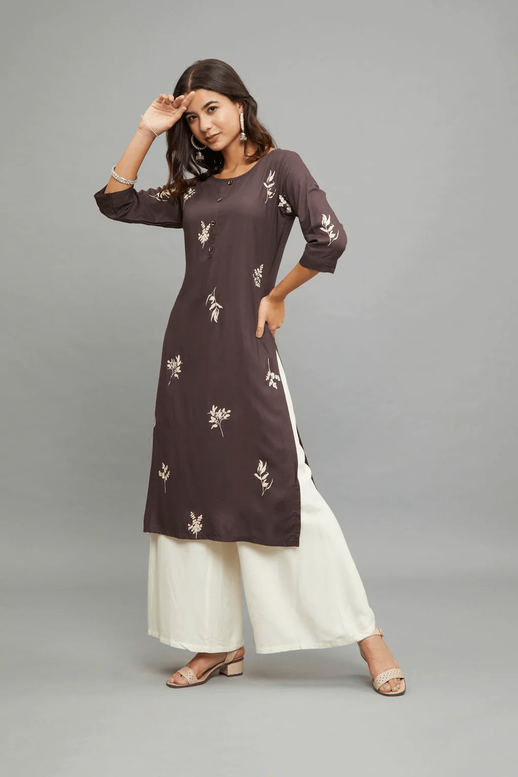 Pair Kurtis With Palazzo