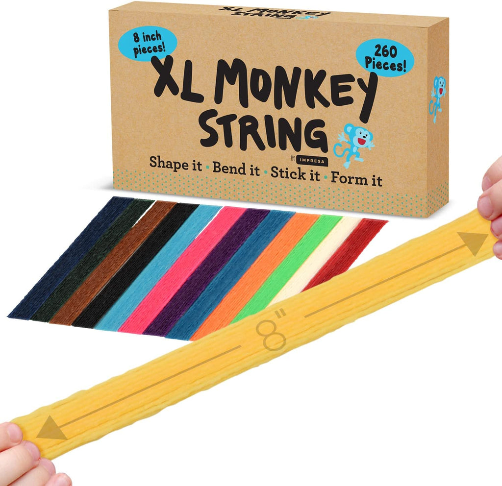Monkey String  A Great Alternative To Wikki / Wiki Stix and Bendaroos –  Impresa Products