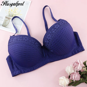 Plus size women underwear sexy lingerie lace brassiere female