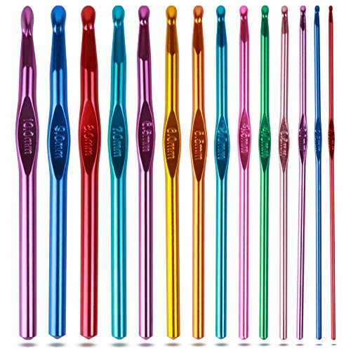 Counting Crochet Hook Set, Ergonomic Crochet Hooks with Led and Digital  Stitch Counter, Crochet Kit with 9 Interchangeable Crochet Needle for  Crocheting and Knitting - Yahoo Shopping