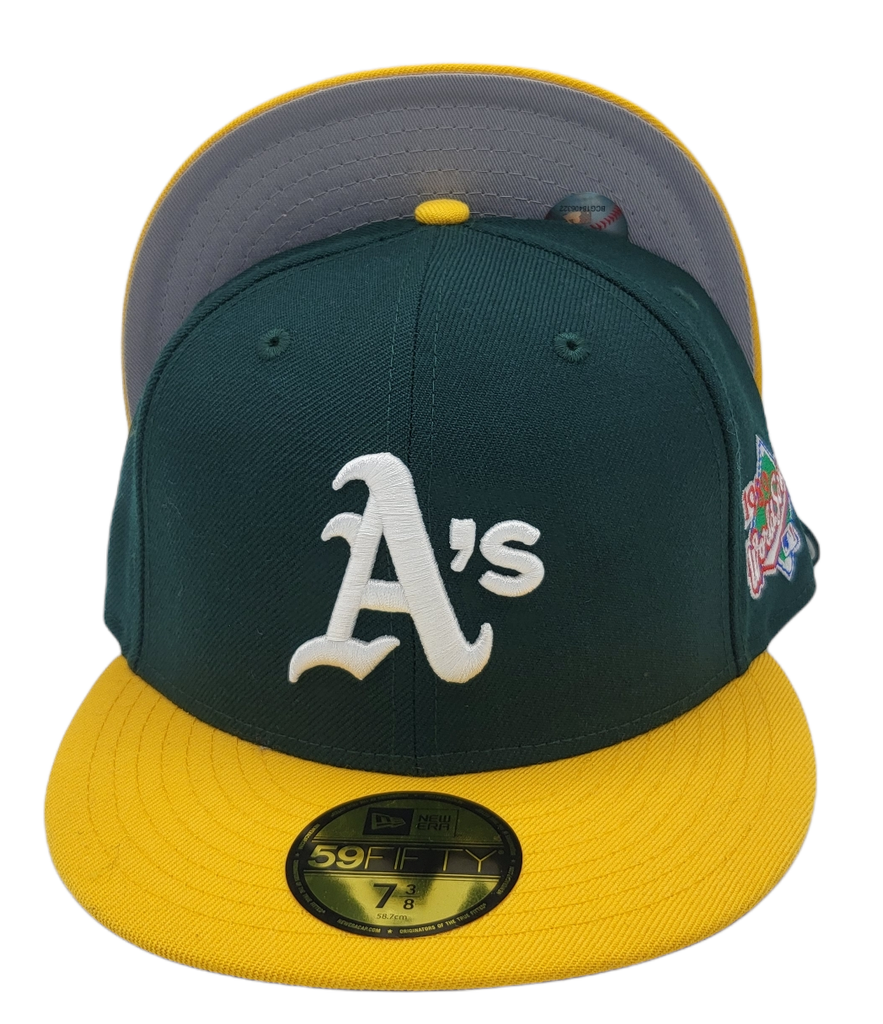 oakland a's fitted hat patch