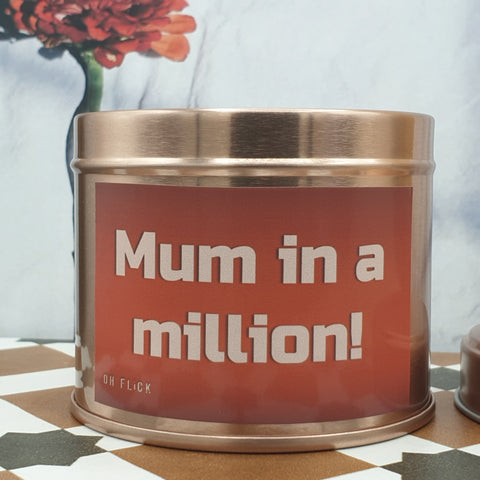 Mum in a Million | Message candle