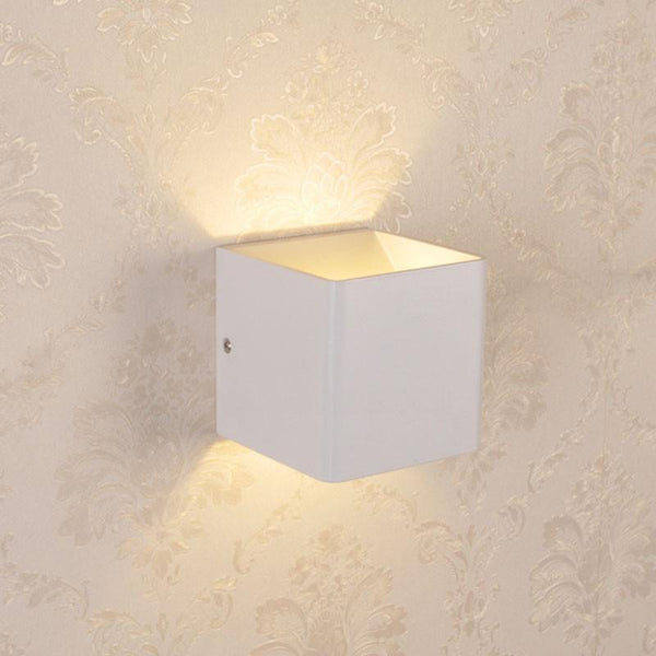 Modern LED Up Down Cube Wall Lamp
