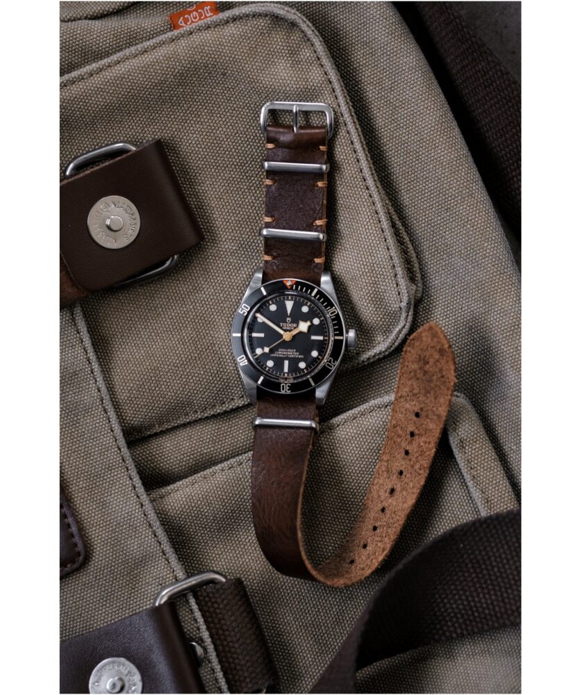 leather watch strap NATO 