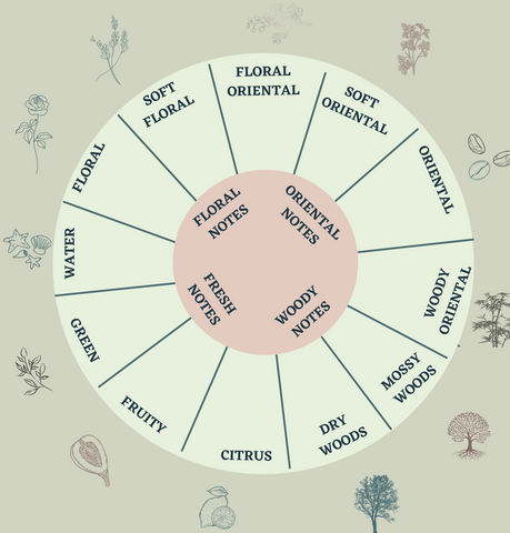 Fragrance wheel