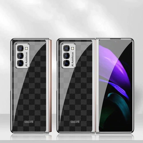 Galaxy Z Fold3 LV Pattern Glass Flip Case – Casecart India