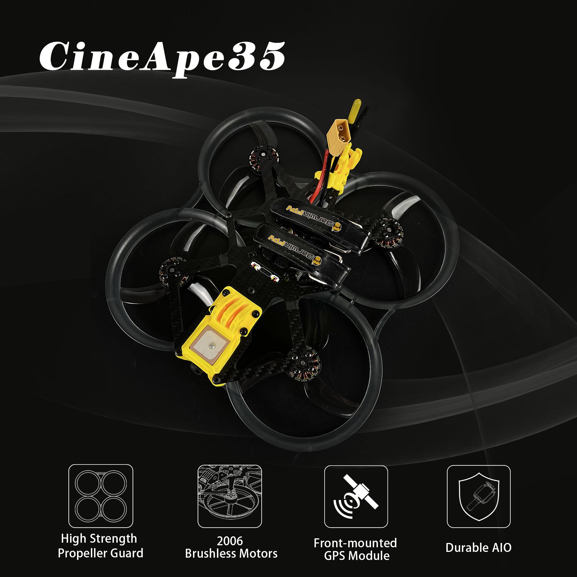 DarwinFPV CineApe35 FPV Drone RTF