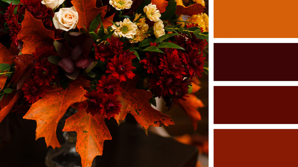 what are fall wedding colors