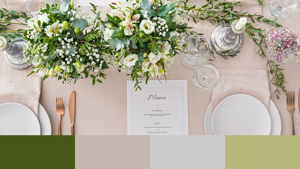 how many wedding colors should you have color palette color scheme