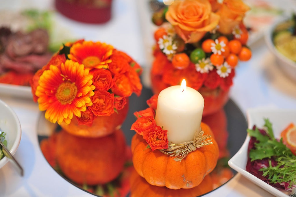 mini pumpkin lantern diy lantern centerpiece ideas