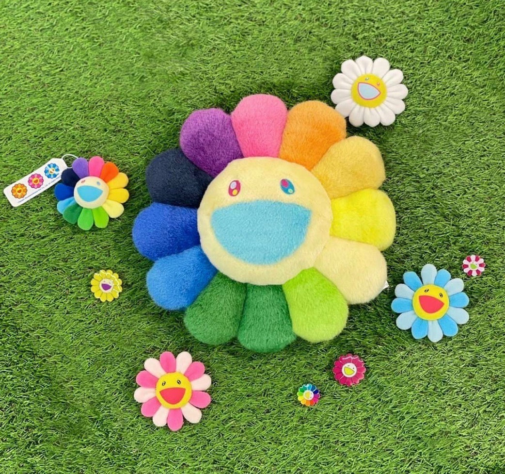 村上隆Takashi Murakami 太阳花抱枕Flower Cushion / Multicolor (30cm