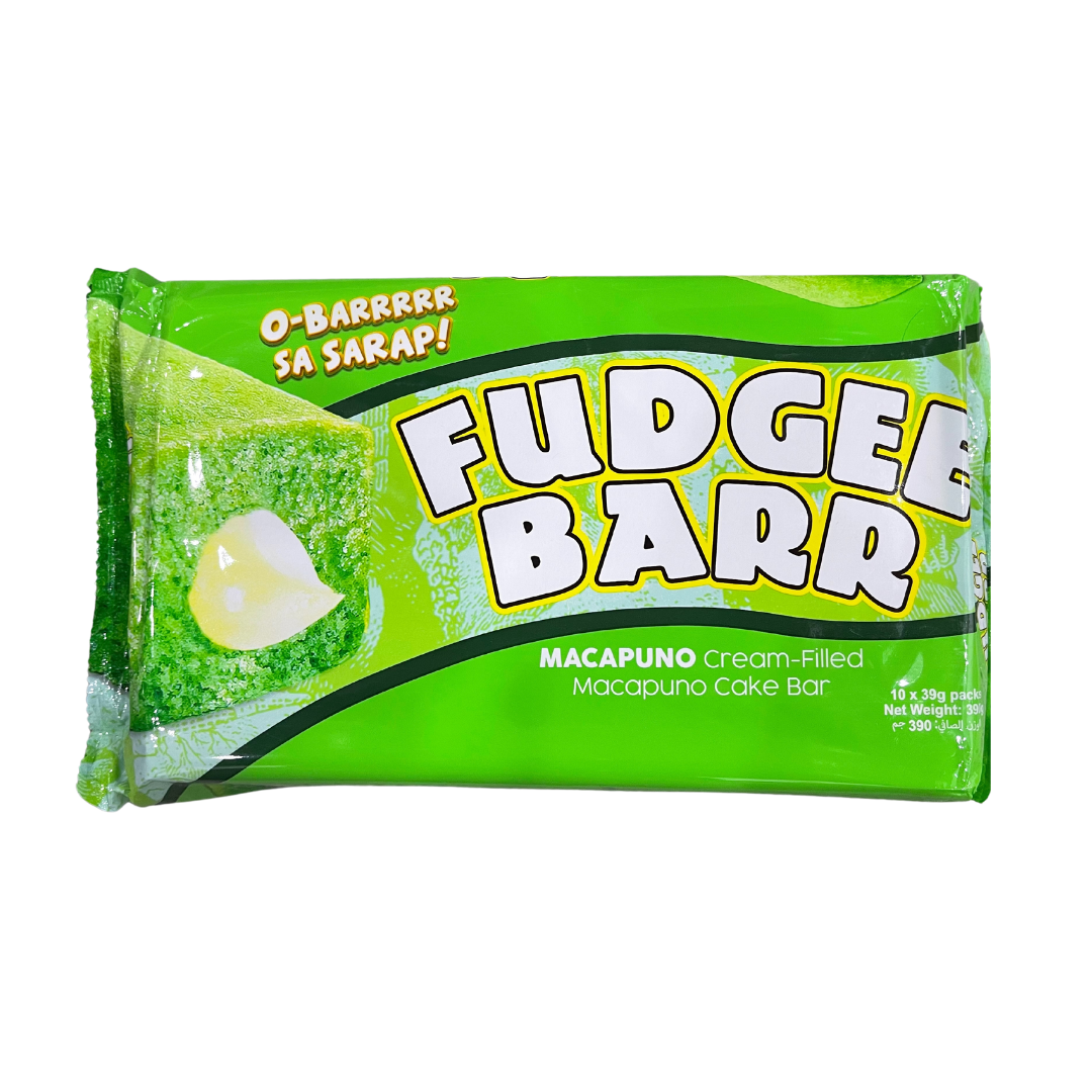 Fudgee Barr - Macapuno Cream-Filled Macapuno Cake Bar - 39g x 10 Pack ...