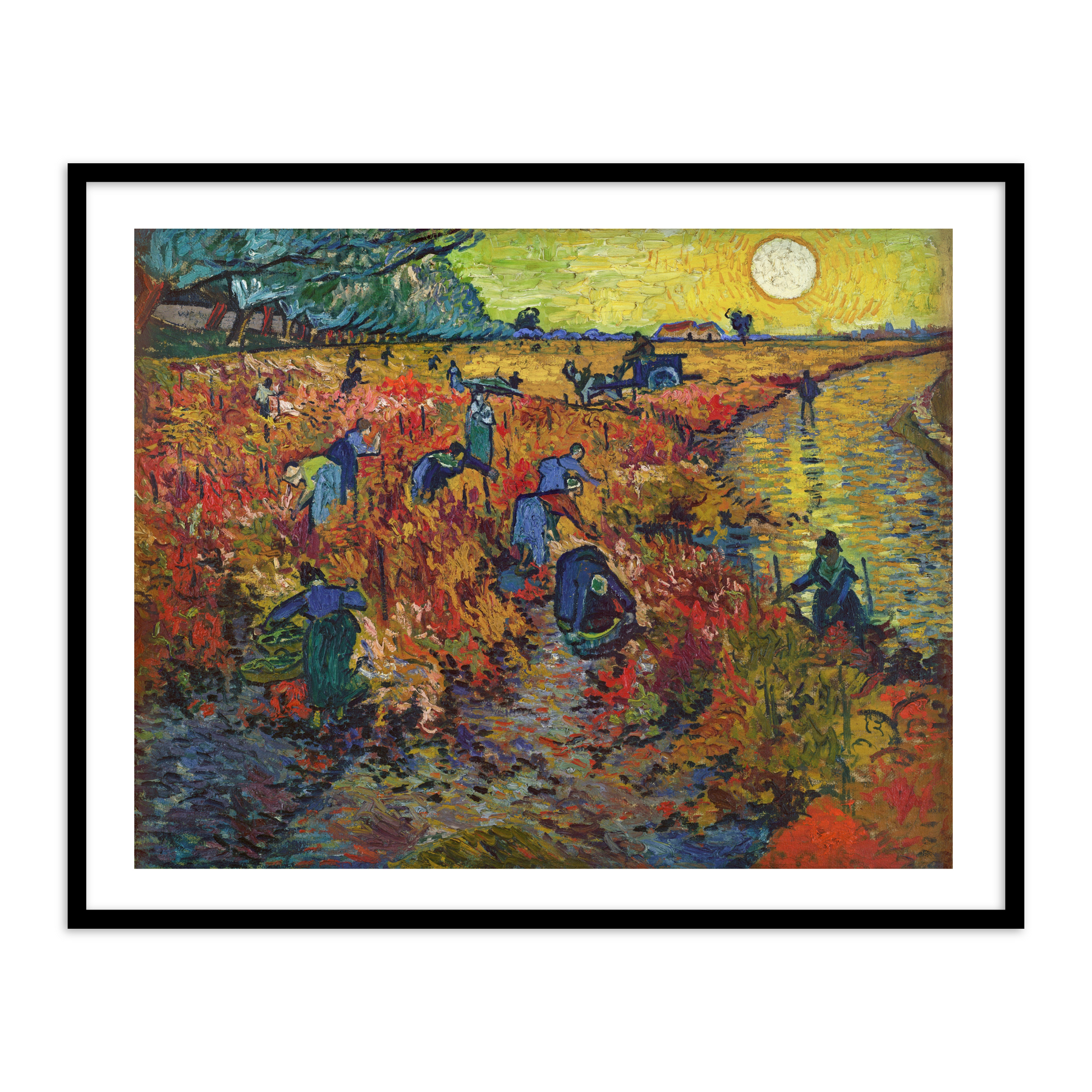 The Vineyard Vincent Van Famous Painting Wall Art The Atrang