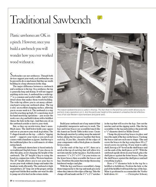 传统Sawbench数字下载