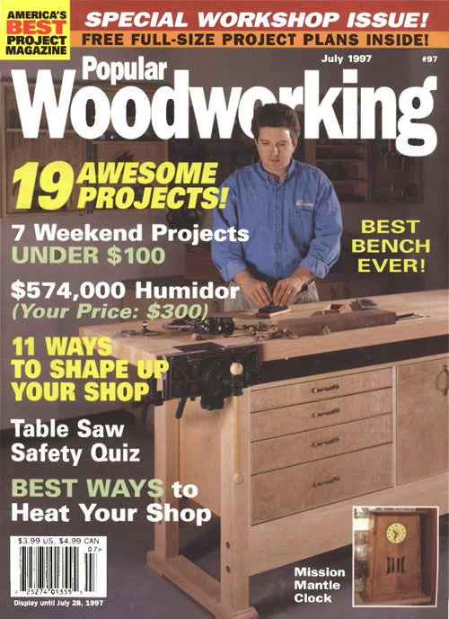 受欢迎的木工数字版杂志1997年7月