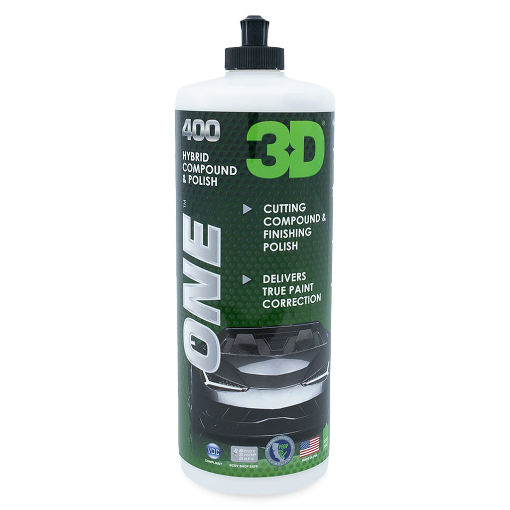  3D Glass Polish - Cerium Oxide Based Polish Helps to Remove  Swirls, Scratches, Wiper Marks & Water Spots from Tarnished Car Windows &  Glass - Brightens Clarity & Vision 16oz. : Automotive