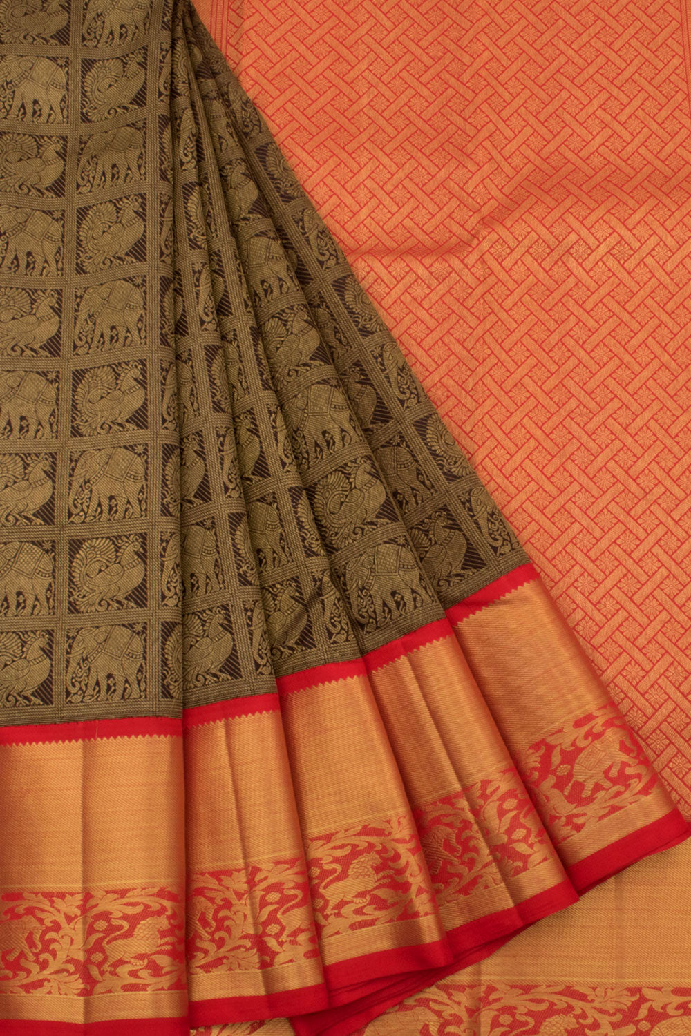 Baby Pink Handloom Banarasi Silk Saree With Mango Motifs