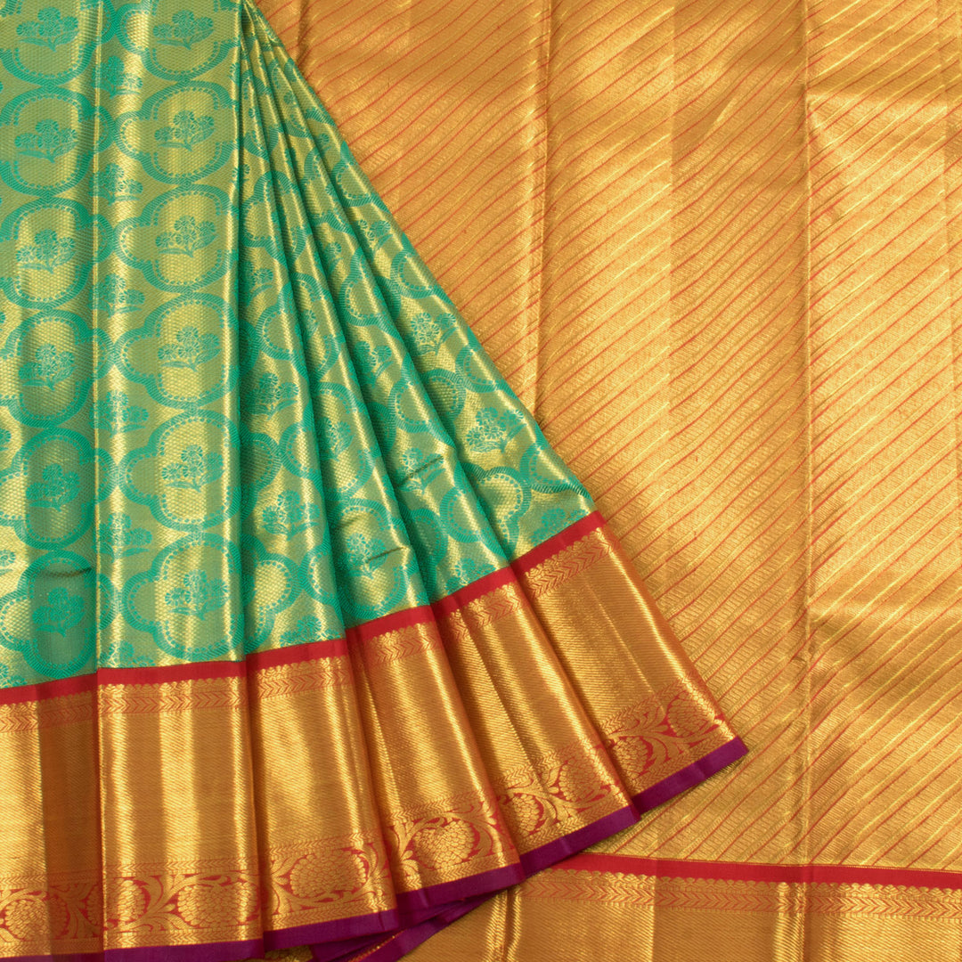 Pure Tissue Silk Bridal Jacquard Kanjivaram Saree 10056613 ...