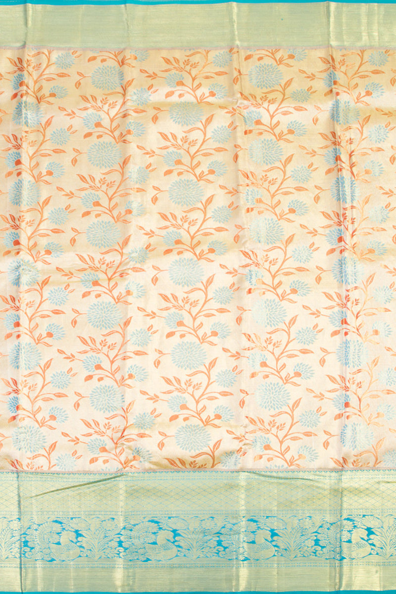 Handloom Pure Silk Tissue Zari Dharmavaram Saree 10061234