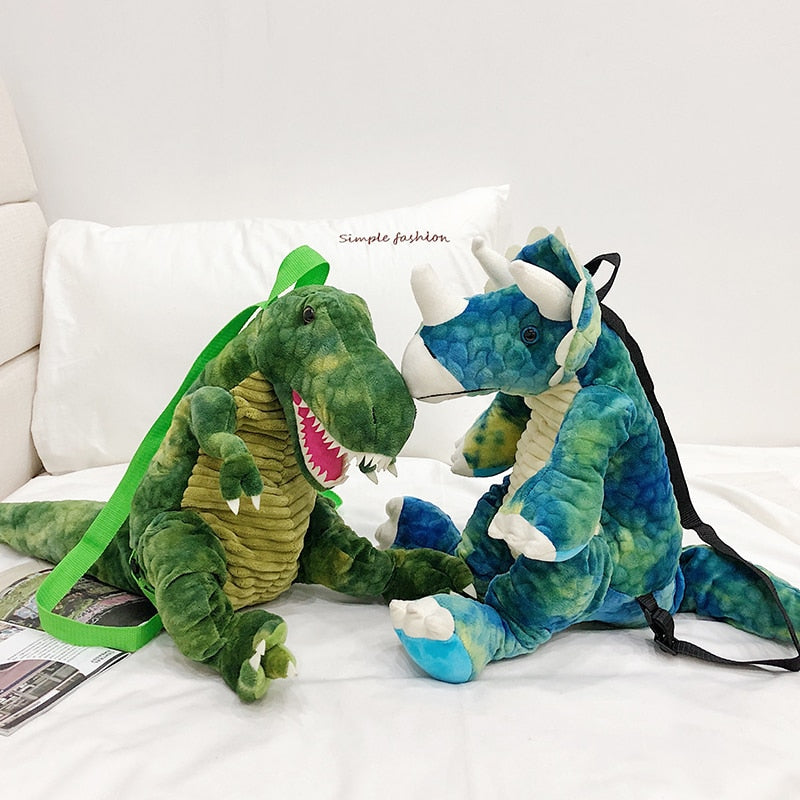 dinosaur plush backpack