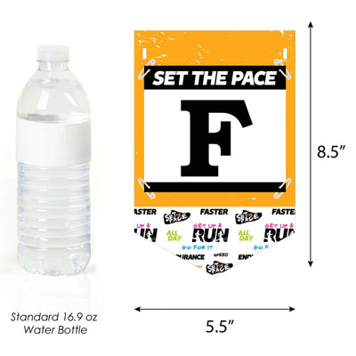 Set The Pace - Running - Track, Cross Country or Marathon Bunting Banner and Decorations