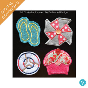 Kimberbell Felt Cozies: For Summer! Embroidery CD - Sewing Boutique